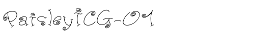 PaisleyICG-01 - Download Thousands of Free Fonts at FontZone.net