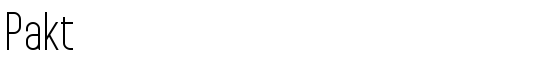 Pakt - Download Thousands of Free Fonts at FontZone.net