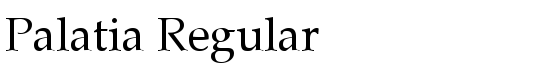 Palatia Regular - Download Thousands of Free Fonts at FontZone.net