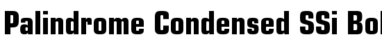 Palindrome Condensed SSi Bold Condensed - Download Thousands of Free Fonts at FontZone.net