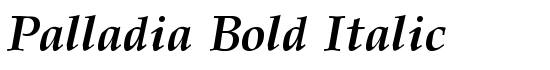 Palladia Bold Italic - Download Thousands of Free Fonts at FontZone.net