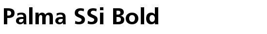 Palma SSi Bold - Download Thousands of Free Fonts at FontZone.net