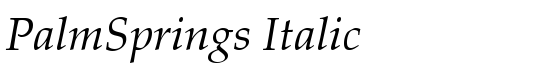PalmSprings Italic - Download Thousands of Free Fonts at FontZone.net