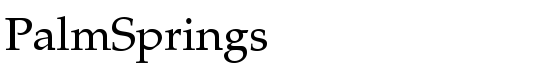 PalmSprings - Download Thousands of Free Fonts at FontZone.net