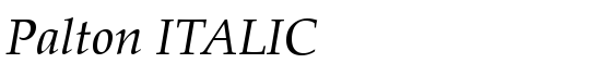 Palton ITALIC - Download Thousands of Free Fonts at FontZone.net