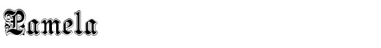 Pamela - Download Thousands of Free Fonts at FontZone.net