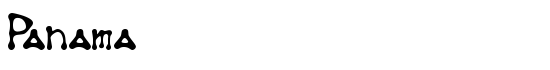 Panama - Download Thousands of Free Fonts at FontZone.net