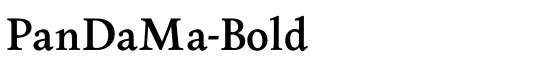 PanDaMa-Bold - Download Thousands of Free Fonts at FontZone.net
