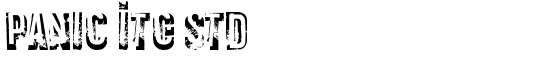 Panic ITC Std - Download Thousands of Free Fonts at FontZone.net