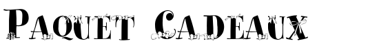 Paquet Cadeaux - Download Thousands of Free Fonts at FontZone.net