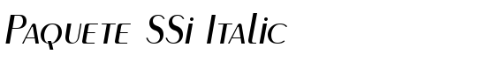 Paquete SSi Italic - Download Thousands of Free Fonts at FontZone.net