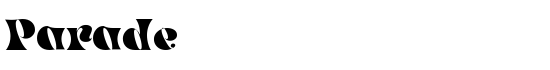 Parade - Download Thousands of Free Fonts at FontZone.net