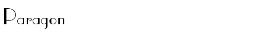 Paragon - Download Thousands of Free Fonts at FontZone.net