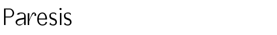 Paresis - Download Thousands of Free Fonts at FontZone.net
