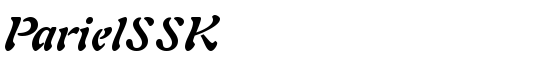 ParielSSK - Download Thousands of Free Fonts at FontZone.net