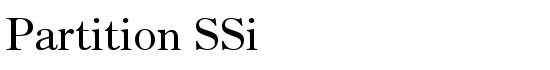 Partition SSi - Download Thousands of Free Fonts at FontZone.net