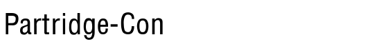 Partridge-Condensed-Thin - Download Thousands of Free Fonts at FontZone.net