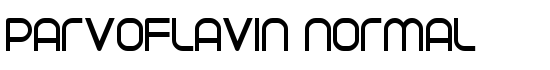 Parvoflavin Normal - Download Thousands of Free Fonts at FontZone.net