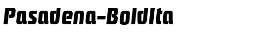 Pasadena-BoldIta - Download Thousands of Free Fonts at FontZone.net