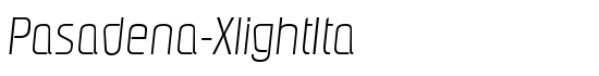Pasadena-XlightIta - Download Thousands of Free Fonts at FontZone.net