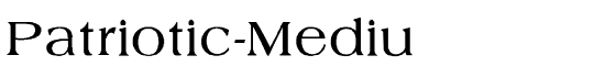 Patriotic-Mediu - Download Thousands of Free Fonts at FontZone.net