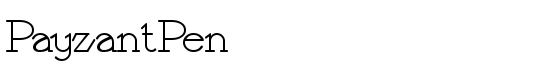 PayzantPen - Download Thousands of Free Fonts at FontZone.net