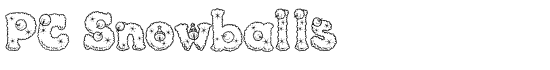 PC Snowballs - Download Thousands of Free Fonts at FontZone.net