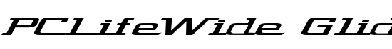 PCLifeWide Glide - Download Thousands of Free Fonts at FontZone.net