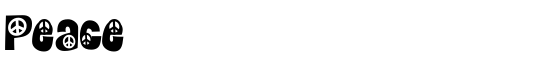 Peace- - Download Thousands of Free Fonts at FontZone.net