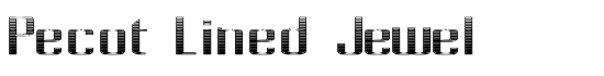 Pecot Lined Jewel - Download Thousands of Free Fonts at FontZone.net