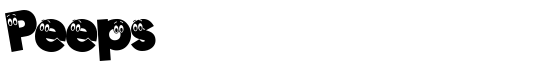 Peeps - Download Thousands of Free Fonts at FontZone.net