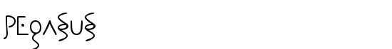 Pegasus - Download Thousands of Free Fonts at FontZone.net