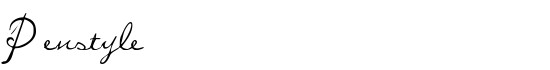 Penstyle - Download Thousands of Free Fonts at FontZone.net