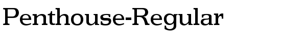 Penthouse-Regular - Download Thousands of Free Fonts at FontZone.net