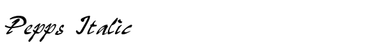 Pepps Italic - Download Thousands of Free Fonts at FontZone.net