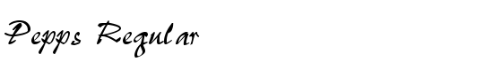 Pepps Regular - Download Thousands of Free Fonts at FontZone.net