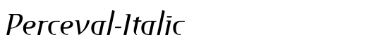 Perceval-Italic - Download Thousands of Free Fonts at FontZone.net
