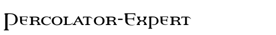 Percolator-Expert - Download Thousands of Free Fonts at FontZone.net