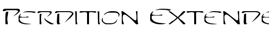 Perdition Extended - Download Thousands of Free Fonts at FontZone.net