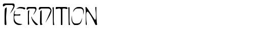 Perdition - Download Thousands of Free Fonts at FontZone.net