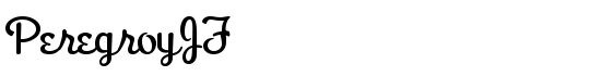 PeregroyJF - Download Thousands of Free Fonts at FontZone.net