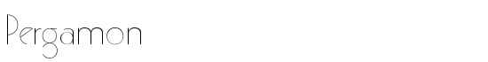 Pergamon - Download Thousands of Free Fonts at FontZone.net