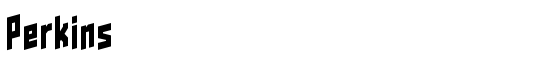Perkins - Download Thousands of Free Fonts at FontZone.net