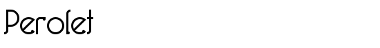 Perolet - Download Thousands of Free Fonts at FontZone.net