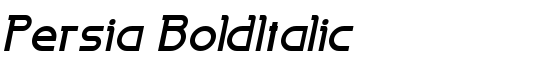 Persia BoldItalic - Download Thousands of Free Fonts at FontZone.net