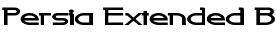 Persia Extended Bold - Download Thousands of Free Fonts at FontZone.net