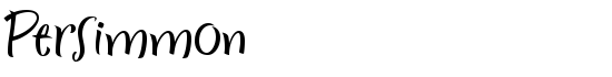Persimmon - Download Thousands of Free Fonts at FontZone.net