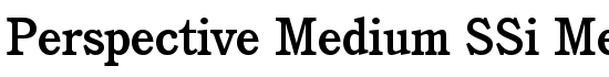 Perspective Medium SSi Medium - Download Thousands of Free Fonts at FontZone.net
