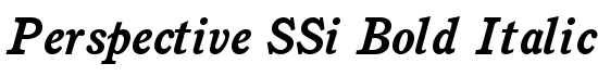 Perspective SSi Bold Italic - Download Thousands of Free Fonts at FontZone.net