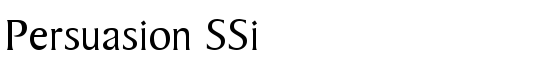 Persuasion SSi - Download Thousands of Free Fonts at FontZone.net